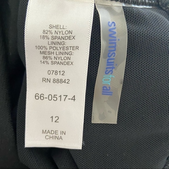 Swimsuits For All 1pc Scallop Halter V Neck Halter - Picture 9 of 10